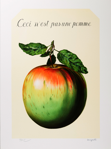Magritte, Ceci n'est pas une pomme