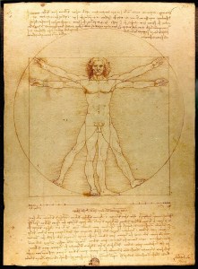 Leonardo Da Vinci, L'uomo vitruviano