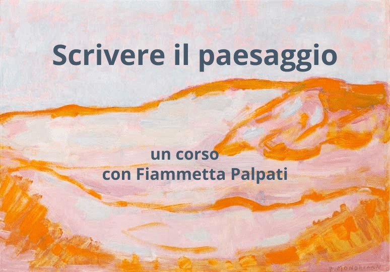 Scrivere il paesaggio