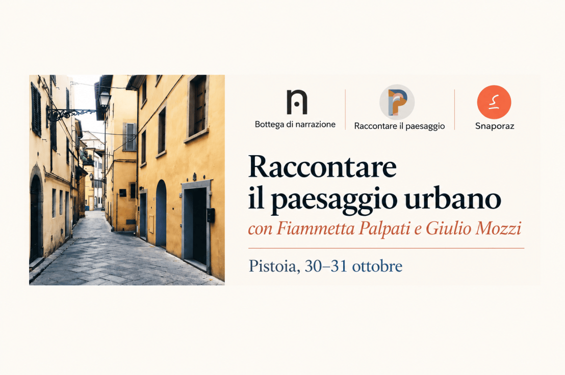 Raccontare il paesaggio urbano a Pistoia